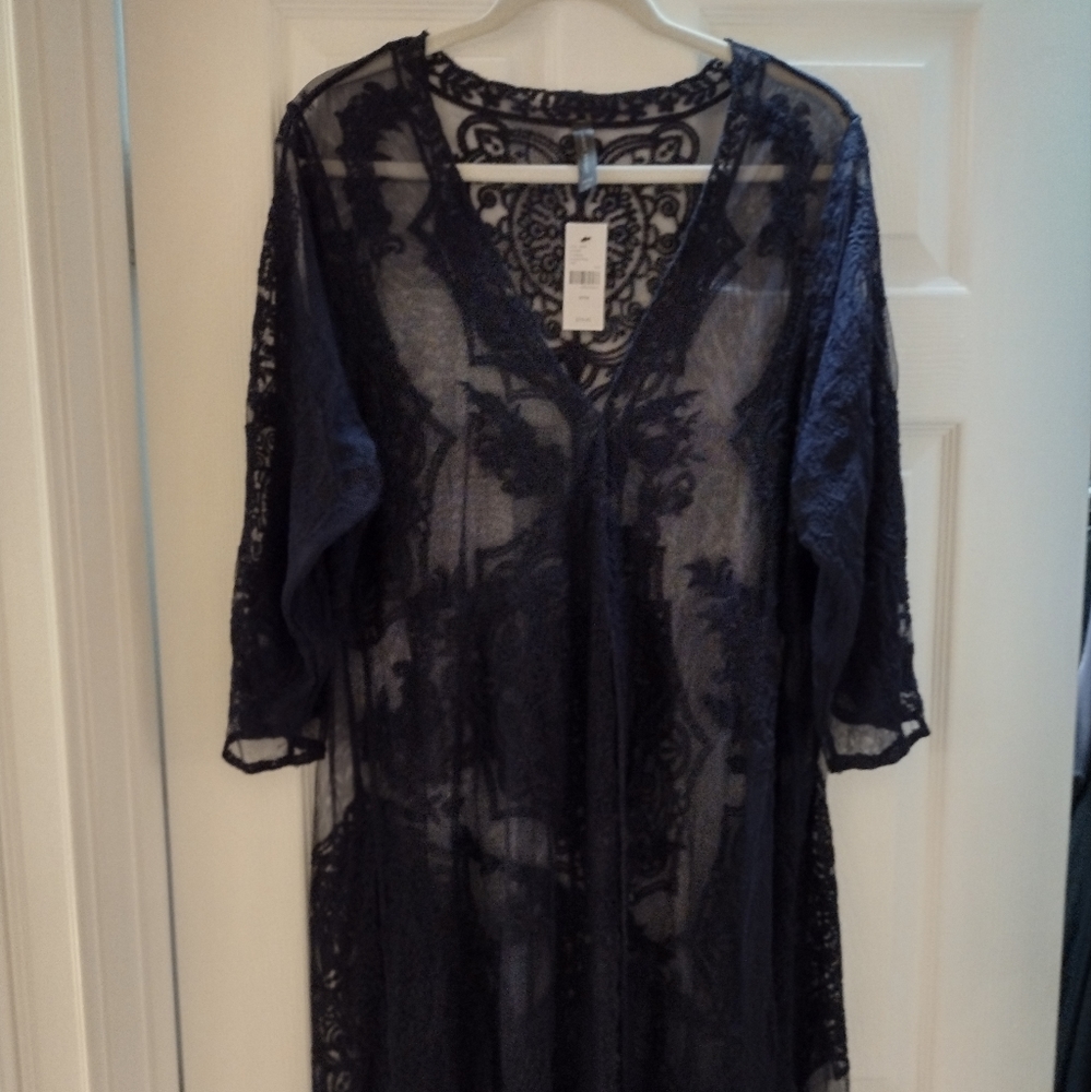 Lane Bryant beautiful lace duster Tag Removed